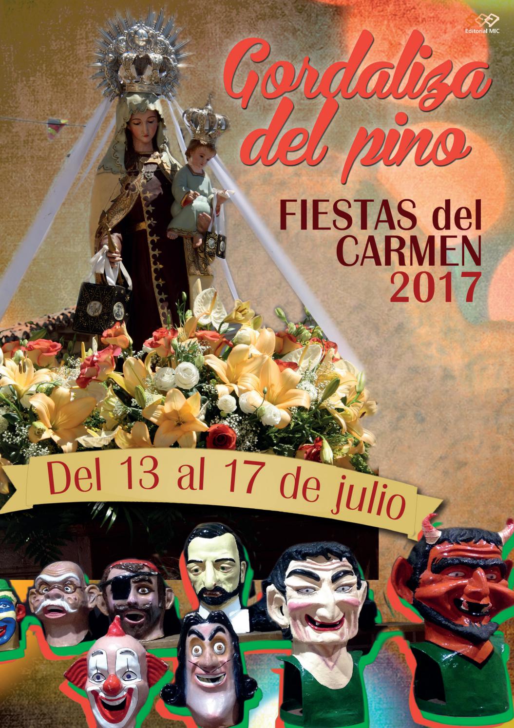 Fiestas en honor a Nuestra Señora del Carmen 2017 Gordaliza del Pino